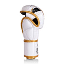 BYKO MMA Shooter Gloves Super X – Premium Striking & Grappling Gloves (XS-XL) – High-Performance White Fight Gear