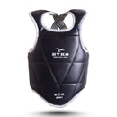 Byko Boxing Chest Guard Reversible, Kickboxing MMA Muay Thai Body Protector Sparring Training Heavy Punching, Adjustable Strike Shield, Martial Arts Upper Belly Ribs Protection Pad, Taekwondo - Byko sports