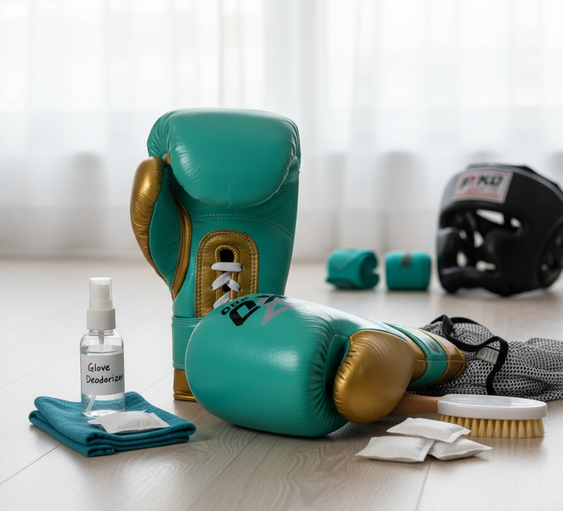How to Clean and Deodorize Boxing Gloves & Gear Properly