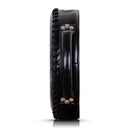 BYKO BY40 round training pad black – side profile showing pad thickness
