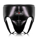 BYKO groin guard black – front view showing padded cup and waistband
