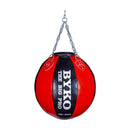 BYKO Round Bag – 55x65cm Red/Black – Heavy-Duty Punching Bag for Power & Speed Training