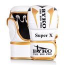 BYKO MMA Shooter Gloves Super X – Premium Striking & Grappling Gloves (XS-XL) – High-Performance White Fight Gear