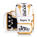 BYKO MMA Shooter Gloves Super X – Premium Striking & Grappling Gloves (XS-XL) – High-Performance White Fight Gear