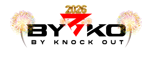New year 2026 byko Logo with fireworks 