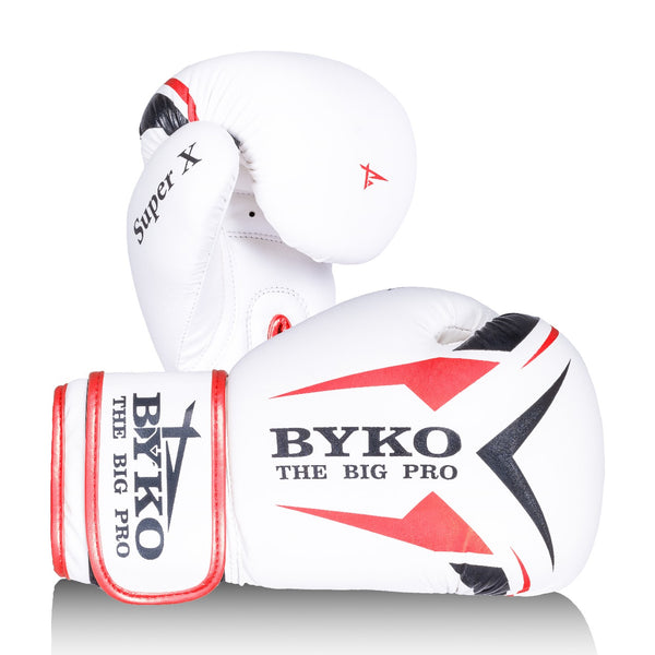 BYKO BG-3 Super X Boxing Gloves - Premium Synthetic Leather Gloves