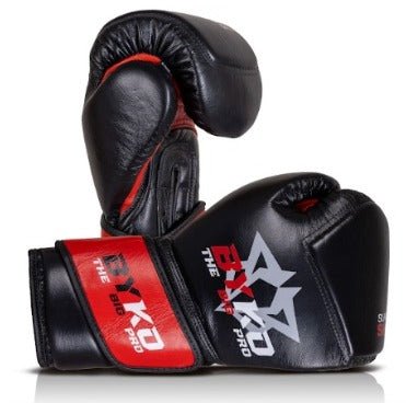BYKO Boxing Gloves Knack – 10 - 16 Oz Red/Black Training & Sparring Gloves – Premium Punching Bag Gloves for Men & Women - Byko sports