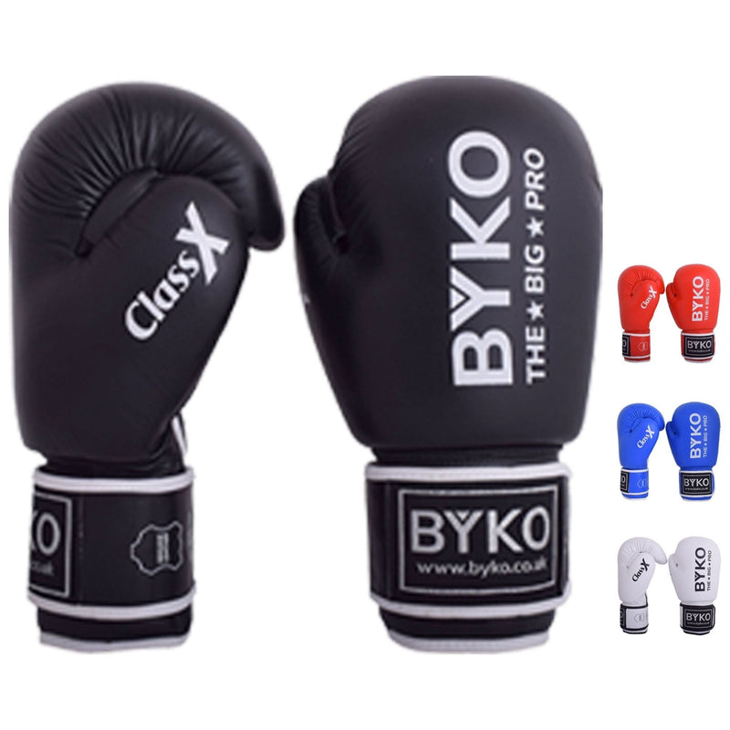 Byko Class X Leather Boxing Gloves - Byko sports