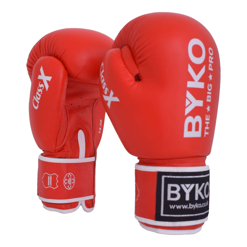 Byko Class X Leather Boxing Gloves - Byko sports