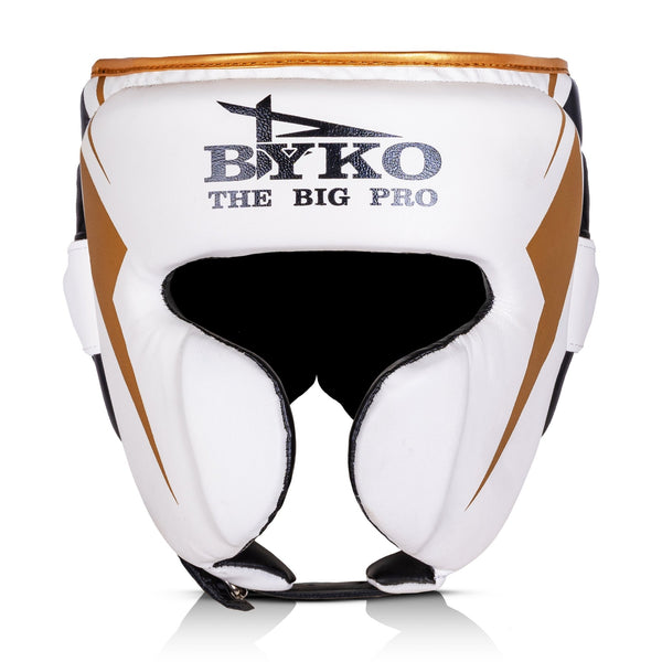 BYKO Head Guard Super X – Premium White Boxing Headgear (S - XL) – Ultimate Protection for Sparring & Training - Byko sports