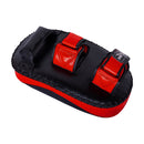 BYKO Kick Shield Pair – Premium Leather Training Target (Standard) – Red/Black Heavy Duty Focus Pads - Byko sports