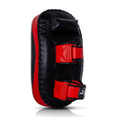 BYKO Kick Shield Pair – Premium Leather Training Target (Standard) – Red/Black Heavy Duty Focus Pads - Byko sports