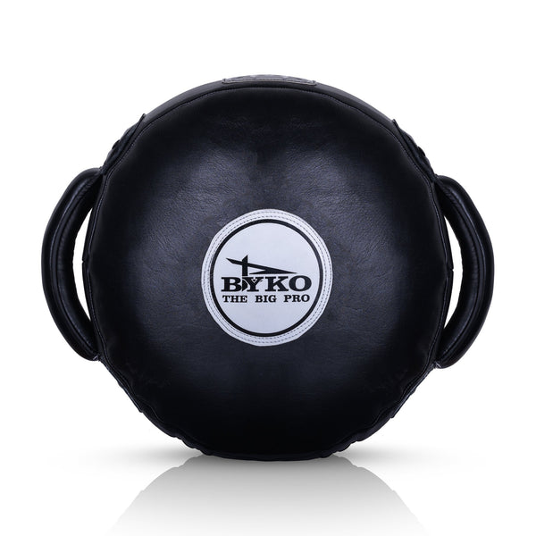 BYKO Legend Leather Boxing Coaching Round Shield - Byko sports