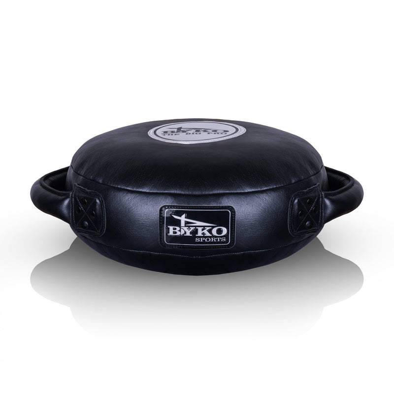 BYKO Legend Leather Boxing Coaching Round Shield - Byko sports