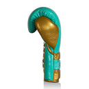 BYKO Bump green golden boxing gloves side view with