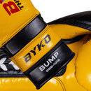BYKO Bump yellow black gloves with wrist closed view