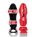 BYKO Shin Instep Pro – Premium MMA/Kickboxing Shin Guards (S - XXL) – Red & Black High - Performance Protection - Byko sports