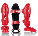 BYKO Shin Instep Pro – Premium MMA/Kickboxing Shin Guards (S - XXL) – Red & Black High - Performance Protection - Byko sports
