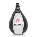 BYKO Speed Ball – Medium (M) White/Black – Premium Leather Speed Bag for Boxing & MMA Training - Byko sports