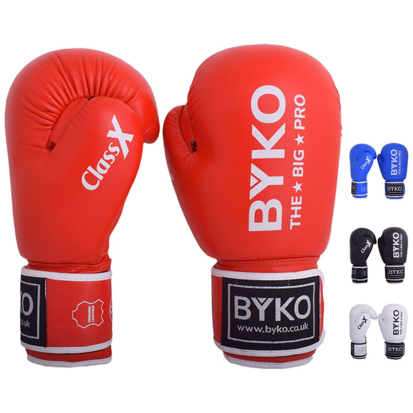 Byko Class X Leather Boxing Gloves